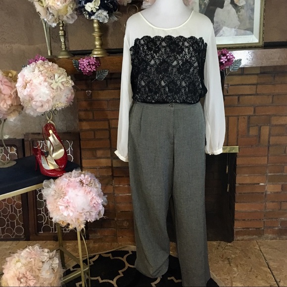Daisy Fuentes Tops - DAISY FUENTES BLOUSE; KIM ROGERS TROUSERS